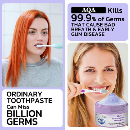 AQA™ TeethRestoration Mineral Powder🦷 (🎁Flash Sale - Don’t Miss Out)