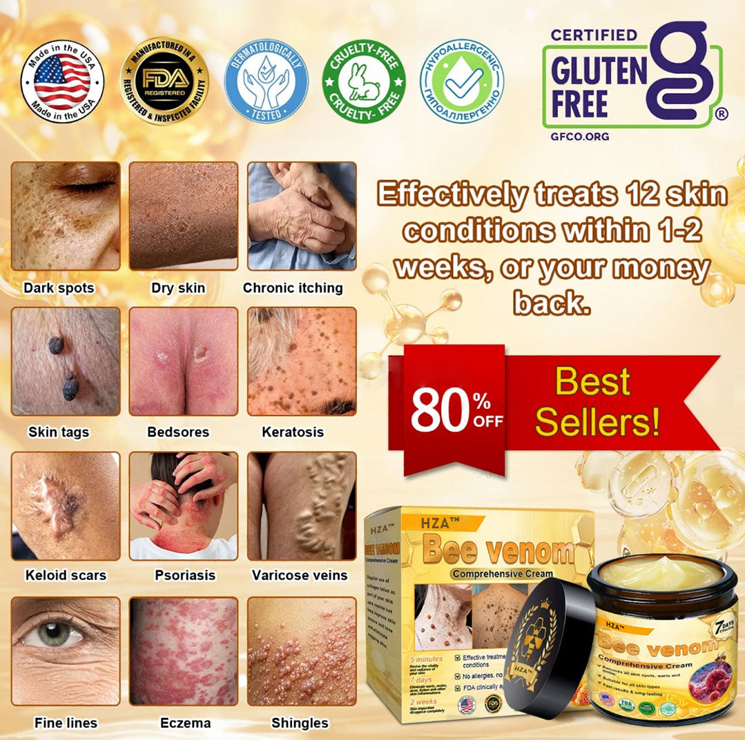 Made and Shipped from USA ✨ HZA® Bee venom Comprehensive Cream 🔥 LAST DAY 86% OFF 💎💎