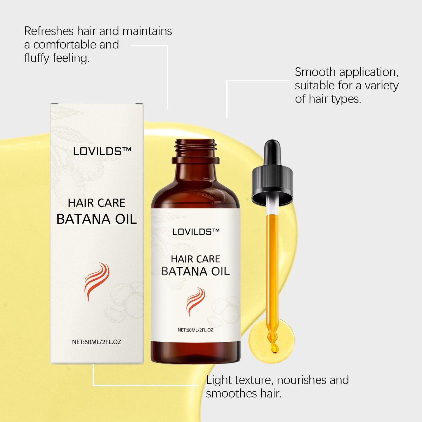 Say Goodbye to Thinning Hair – Lovilds™ Batana Hair Care Essential Oil