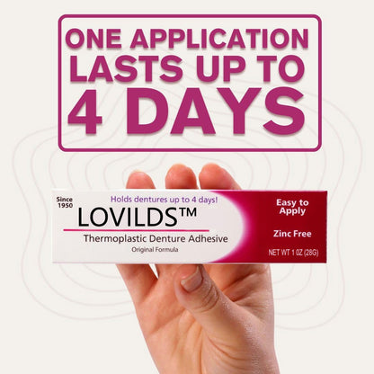 ⏰[Official Brand Store 24-Hours Promotion Buy 1 Get 2 Free] LOVILDS™ Thermoplastic Denture Adhesive