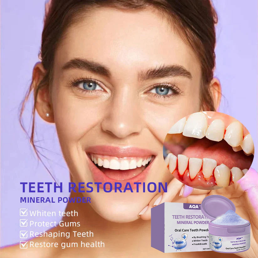 AQA™ TeethRestoration Mineral Powder🦷 (🎁Flash Sale - Don’t Miss Out)