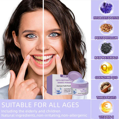 AQA™ TeethRestoration Mineral Powder🦷 (🎁Flash Sale - Don’t Miss Out)