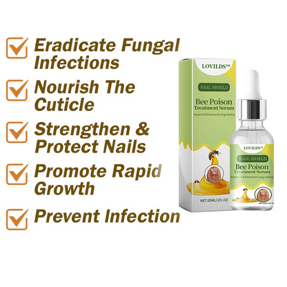 (🔥LAST DAY SALE-82% OFF) LOVILDS™ Nail Fungus Bee Poison Treatment Serum