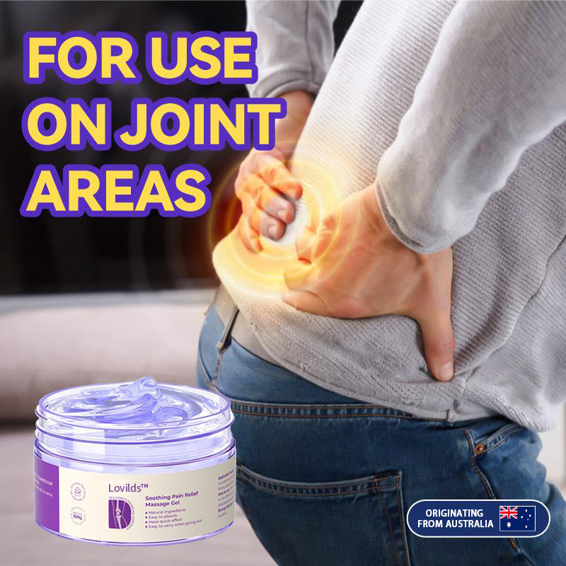 LOVILDS™ Turmeric & Emu Oil Arthritis Soothing Pain Relief Massage Gel 👨‍⚕️Australian Osteopathic Association （AOA）Approved