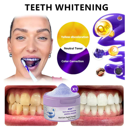 AQA™ TeethRestoration Mineral Powder🦷 (🎁Flash Sale - Don’t Miss Out)