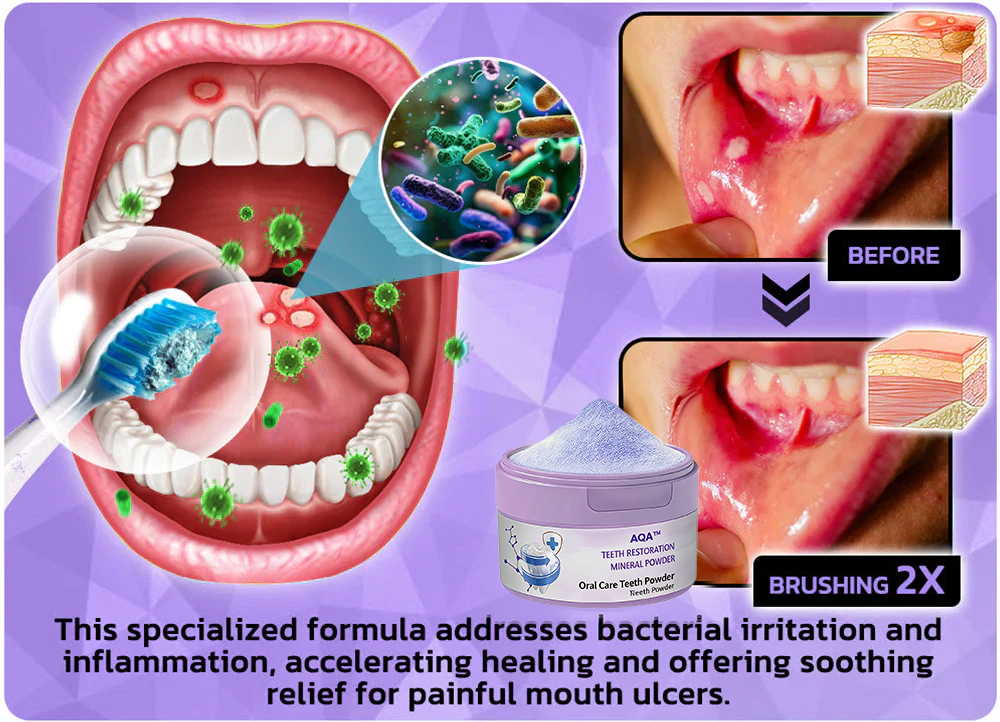 AQA™ TeethRestoration Mineral Powder🦷 (🎁Flash Sale - Don’t Miss Out)