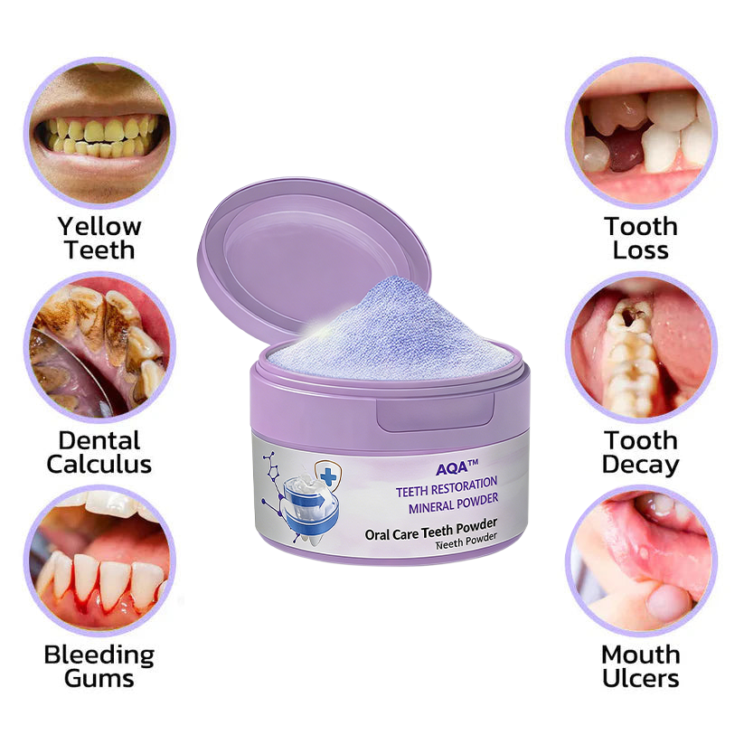 AQA™ TeethRestoration Mineral Powder🦷 (🎁Flash Sale - Don’t Miss Out)