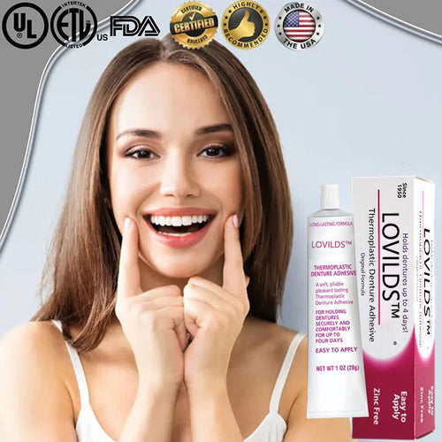 ⏰[Official Brand Store 24-Hours Promotion Buy 1 Get 2 Free] LOVILDS™ Thermoplastic Denture Adhesive