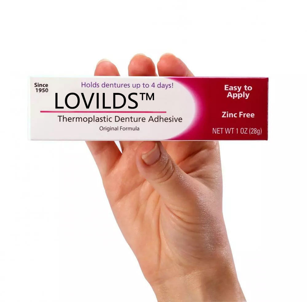 ⏰[Official Brand Store 24-Hours Promotion Buy 1 Get 2 Free] LOVILDS™ Thermoplastic Denture Adhesive