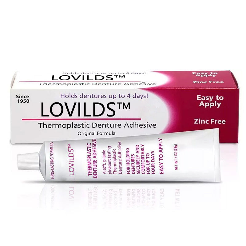 ⏰[Official Brand Store 24-Hours Promotion Buy 1 Get 2 Free] LOVILDS™ Thermoplastic Denture Adhesive
