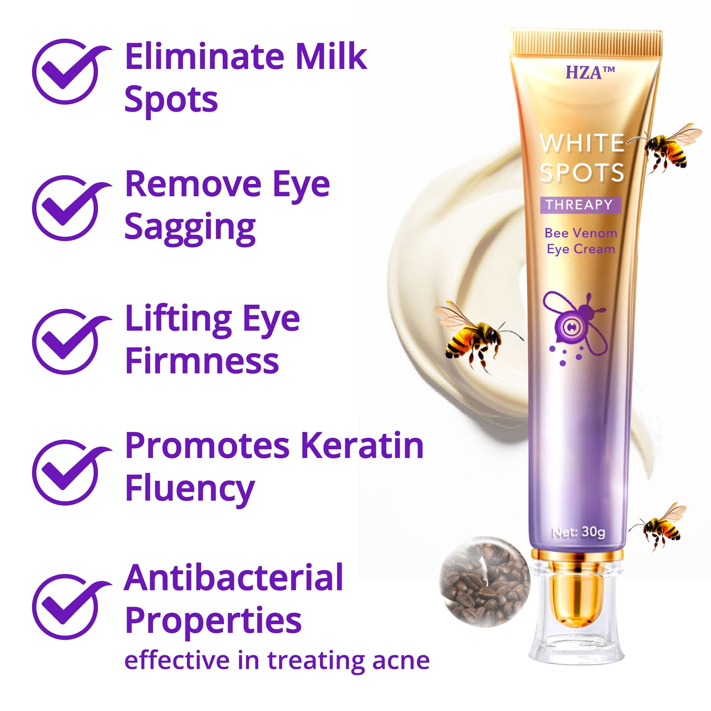 HZA™ WhiteSpots Threapy Bee Venom Eye Cream