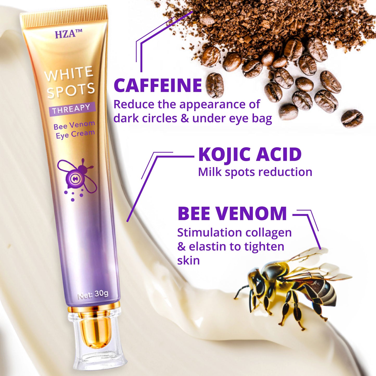 HZA™ WhiteSpots Threapy Bee Venom Eye Cream