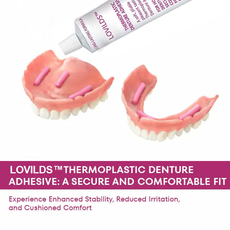 ⏰[Official Brand Store 24-Hours Promotion Buy 1 Get 2 Free] LOVILDS™ Thermoplastic Denture Adhesive